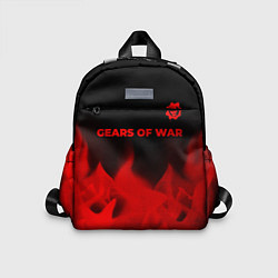 Детский рюкзак Gears of War - red gradient посередине