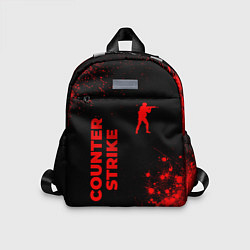 Детский рюкзак Counter Strike - red gradient вертикально, цвет: 3D-принт