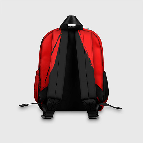 Детский рюкзак Fortnite - red gradient по-центру / 3D-принт – фото 2