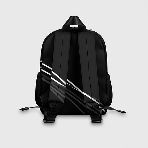 Детский рюкзак Имперский герб чёрный с полосами / 3D-принт – фото 2