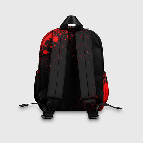 Детский рюкзак Dota - red gradient по-центру / 3D-принт – фото 2