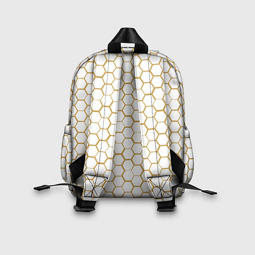 Детский рюкзак Анахайм Дакс - белые соты / 3D-принт – фото 2