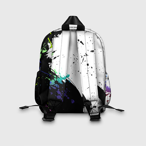 Детский рюкзак Неоновые брызги - жуткие улыбки / 3D-принт – фото 2