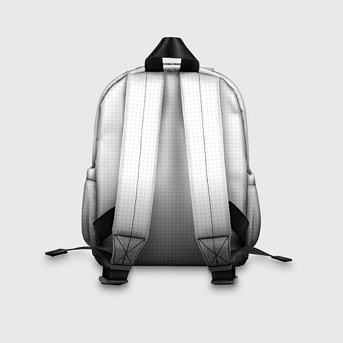 Детский рюкзак Из белого в чёрный градиент с точками / 3D-принт – фото 2