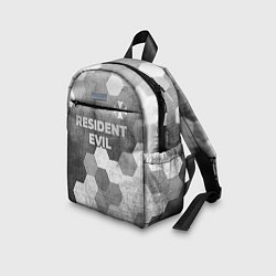 Детский рюкзак Resident Evil - grey gradient посередине, цвет: 3D-принт — фото 2