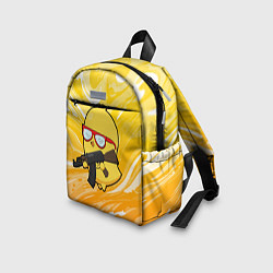 Детский рюкзак Курица и автомат, цвет: 3D-принт — фото 2