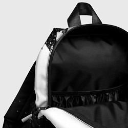 Детский рюкзак Monster energy краски штрихи белые, цвет: 3D-принт — фото 2