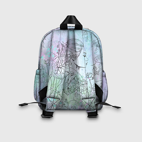 Детский рюкзак Скетч японские дорамы / 3D-принт – фото 2