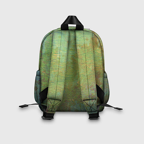 Детский рюкзак Абстракция - green oil stain / 3D-принт – фото 2