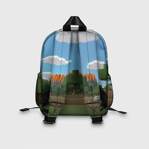 Детский рюкзак Тираннозавр рекс - Майнкрафт / 3D-принт – фото 2