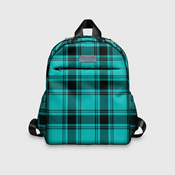 Детский рюкзак Checkered blue, цвет: 3D-принт