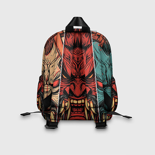 Детский рюкзак Demons Oni - neuroart / 3D-принт – фото 2