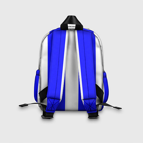 Детский рюкзак Color white blue line / 3D-принт – фото 2