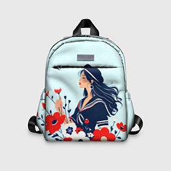 Детский рюкзак Девушка моряка, цвет: 3D-принт
