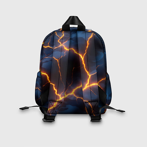 Детский рюкзак Молния на камуфляжной текстуре / 3D-принт – фото 2