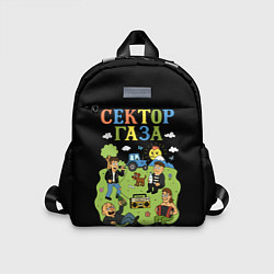 Детский рюкзак Сектор газа, мультяшный стиль