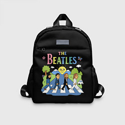 Детский рюкзак The Beatles, мультяшный стиль