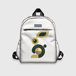 Детский рюкзак Черный кролик в стиле модерн