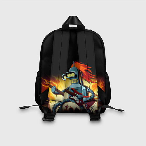 Детский рюкзак Bender is a hard rock guitarist - Futurama / 3D-принт – фото 2