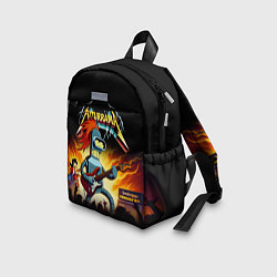 Детский рюкзак Bender is a hard rock guitarist - Futurama, цвет: 3D-принт — фото 2