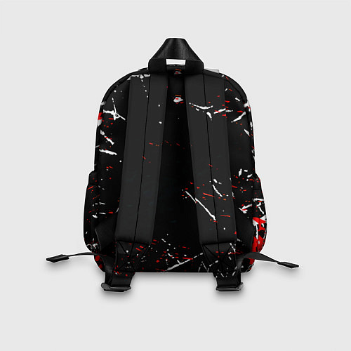 Детский рюкзак Doom краски штрихи / 3D-принт – фото 2