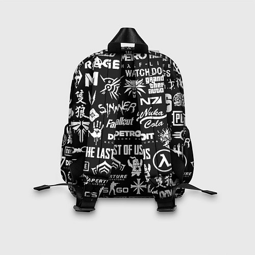 Детский рюкзак Doom логотипы всех игр / 3D-принт – фото 2