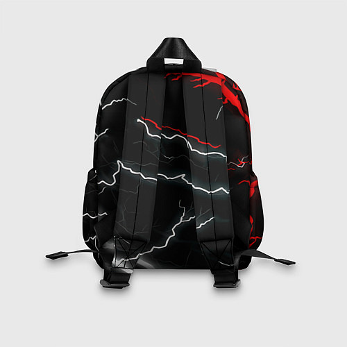 Детский рюкзак Doom шторм текстура / 3D-принт – фото 2