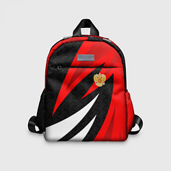 Детский рюкзак Россия - красный спорт, цвет: 3D-принт