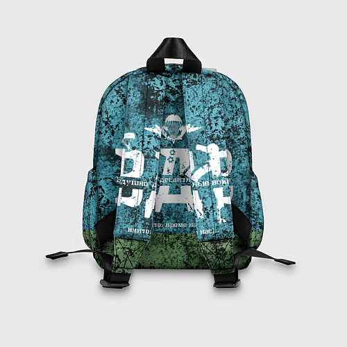 Детский рюкзак Медведь десантник на фоне флага ВДВ / 3D-принт – фото 2