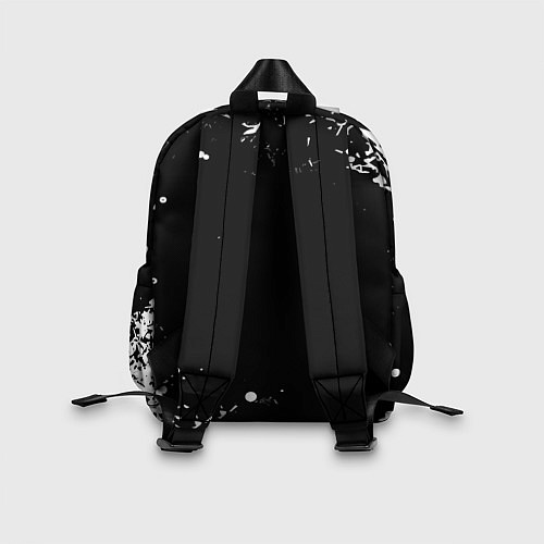 Детский рюкзак Doom белый всплеск красок / 3D-принт – фото 2
