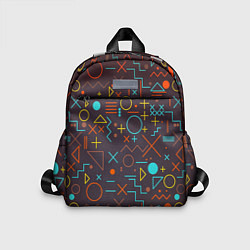 Детский рюкзак Different shapes of geometry, цвет: 3D-принт