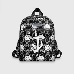Детский рюкзак Doom x nirvana pattern, цвет: 3D-принт