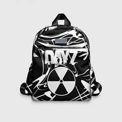 Детский рюкзак Dayz белые краски лого, цвет: 3D-принт