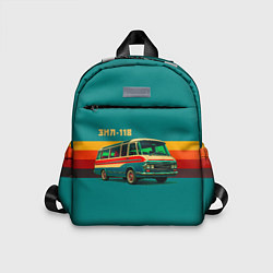 Детский рюкзак Ретро автобус ЗИЛ-118 поп-арт, цвет: 3D-принт