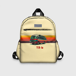 Детский рюкзак Ретро автобус ТА-6 поп-арт, цвет: 3D-принт