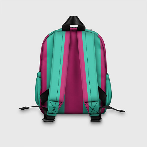 Детский рюкзак Color turquoise pink / 3D-принт – фото 2