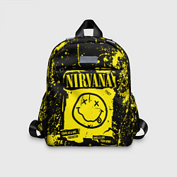 Детский рюкзак Nirvana smile 1987, цвет: 3D-принт