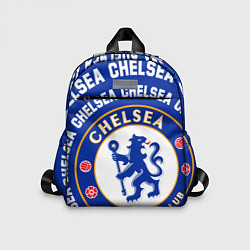 Детский рюкзак Челси надписи по кругу и логотип, цвет: 3D-принт