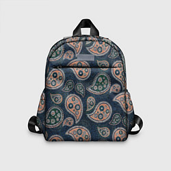 Детский рюкзак Индийский деним, цвет: 3D-принт