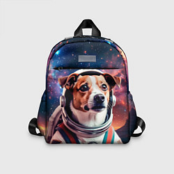 Детский рюкзак Джек-Рассел-терьер в скафандре в космосе, цвет: 3D-принт