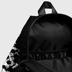 Детский рюкзак Арсенал черно белые краски, цвет: 3D-принт — фото 2