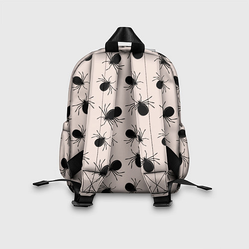 Детский рюкзак Паттерн с черными жуками / 3D-принт – фото 2