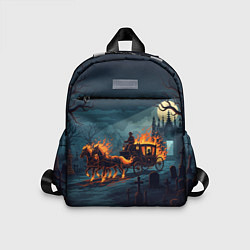 Детский рюкзак Призраки в горящей конной повозке