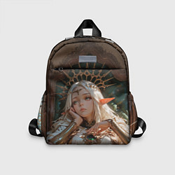Детский рюкзак Беловолосая королева эльфов на троне