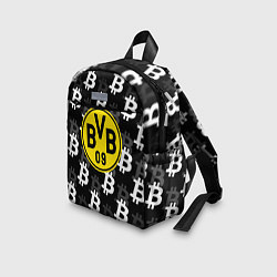 Детский рюкзак Borussia биткоин паттерн, цвет: 3D-принт — фото 2