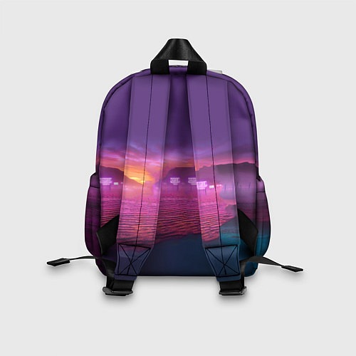 Детский рюкзак Venom near his motorcycle - ai art fantasy / 3D-принт – фото 2