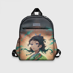 Детский рюкзак Маомао на фоне облаков, цвет: 3D-принт