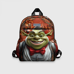 Детский рюкзак Шрек в деловом костюме, цвет: 3D-принт