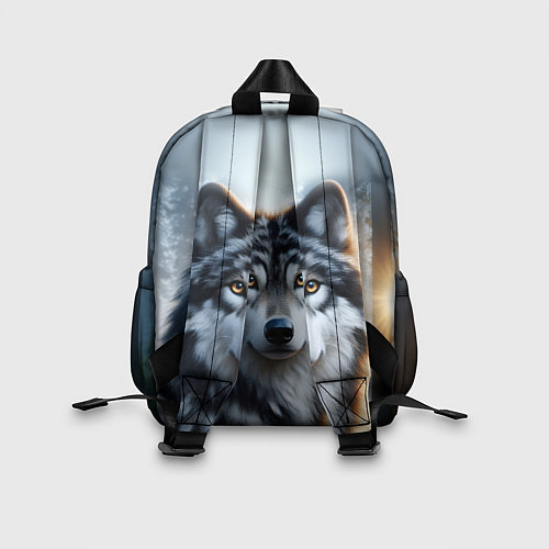 Детский рюкзак Морда волка - Россия / 3D-принт – фото 2