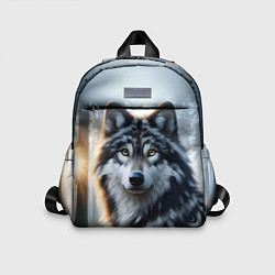 Детский рюкзак Морда волка - Россия